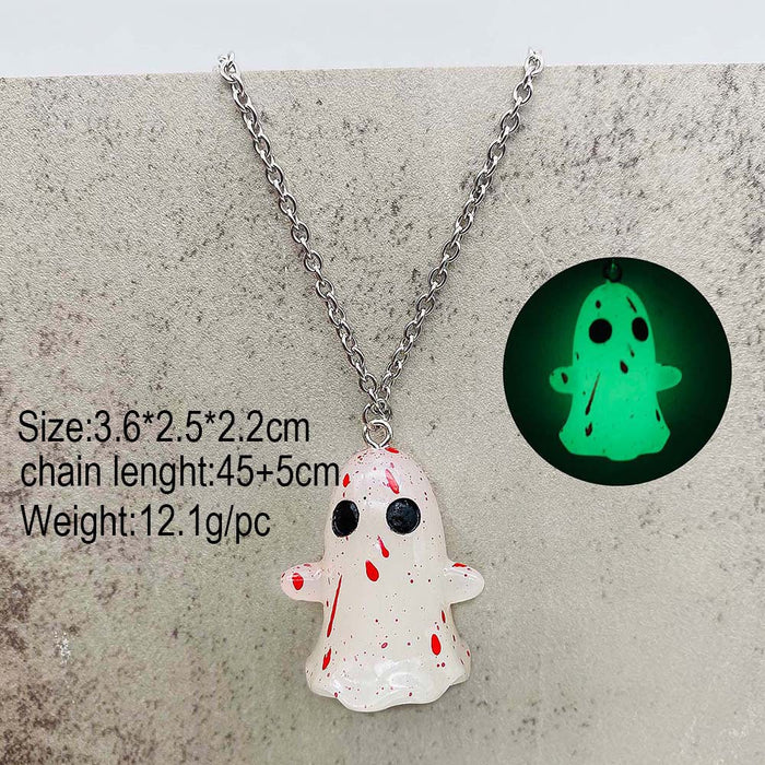 Wholesale  Earrings Ghost Pumpkin Corn Sugar Pendant Necklace  Christmas Jewelry