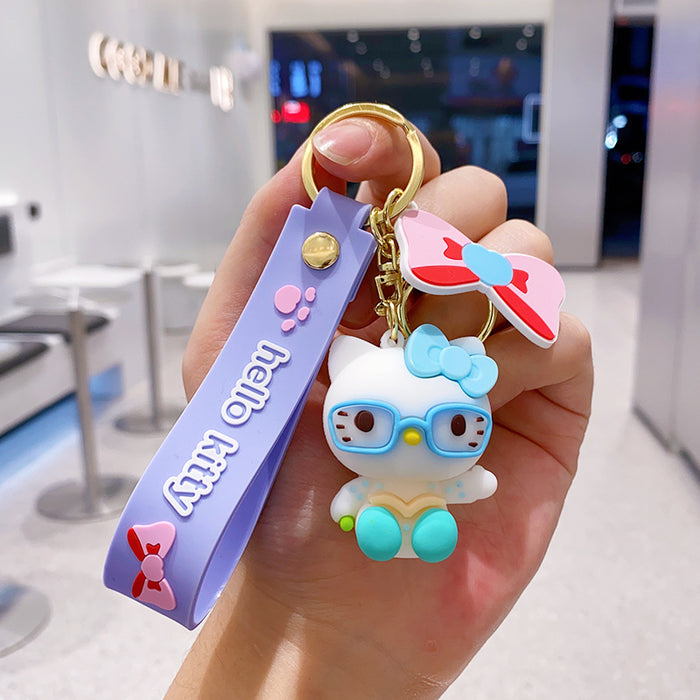 Wholesale PVC Cartoon Doll Keychain JDC-KC-NLu001