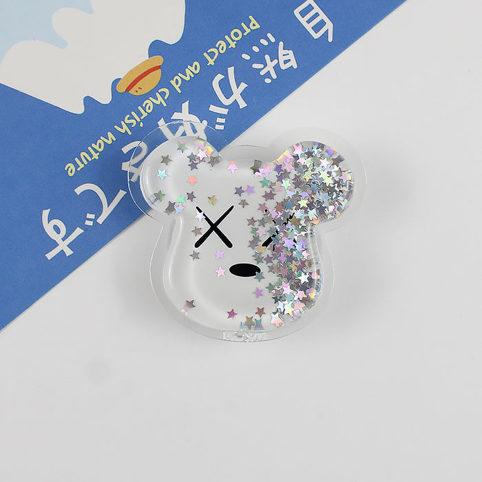 Wholesale Creative Cartoon Quicksand Phone Cushion Stand