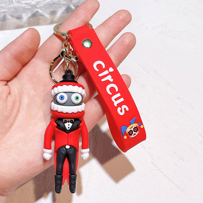 Wholesale Cartoon Doll PVC Keychain JDC-KC-Qiwei001