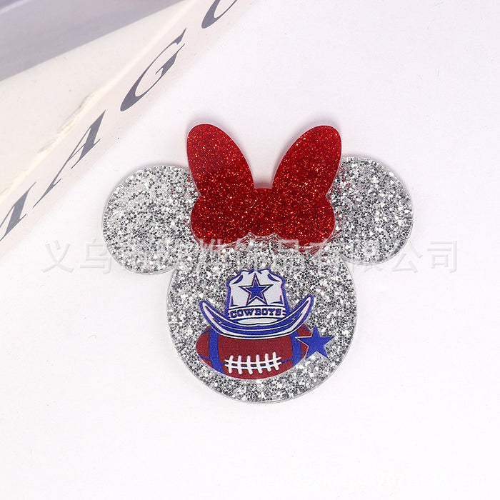 Wholesale 10pcs Cartoon Acrylic DIY Patch Accessories JDC-FK-OuYie015