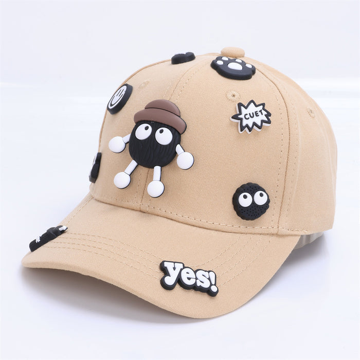 Wholesale Cute Baby Baseball Cap Coal Ball Design Fashion Hip Hop Hat For Kids Boys Girls