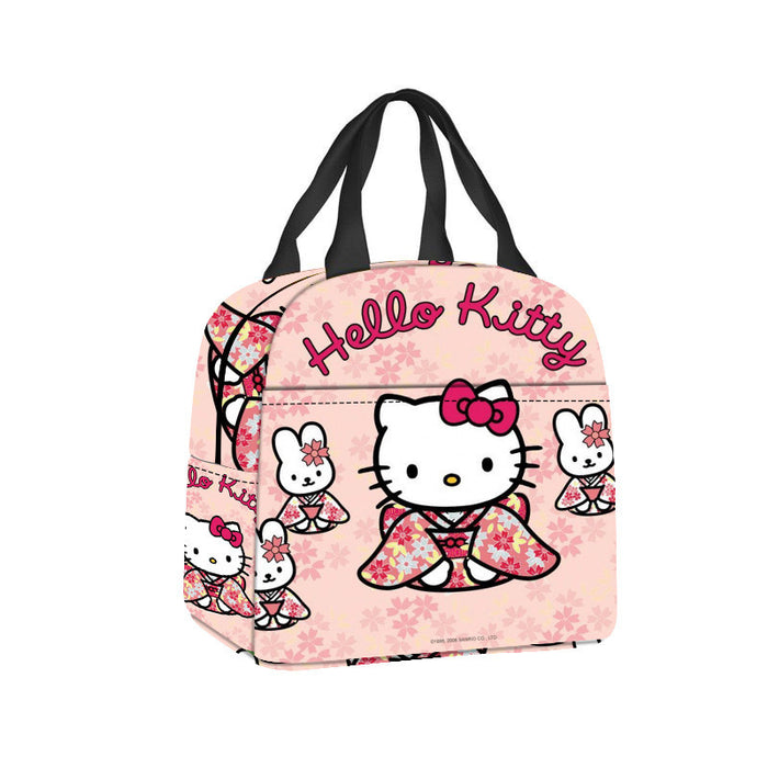 Wholesale Portable lunch bag cute cartoon lunch bag insulated lunch box bag with rice bag