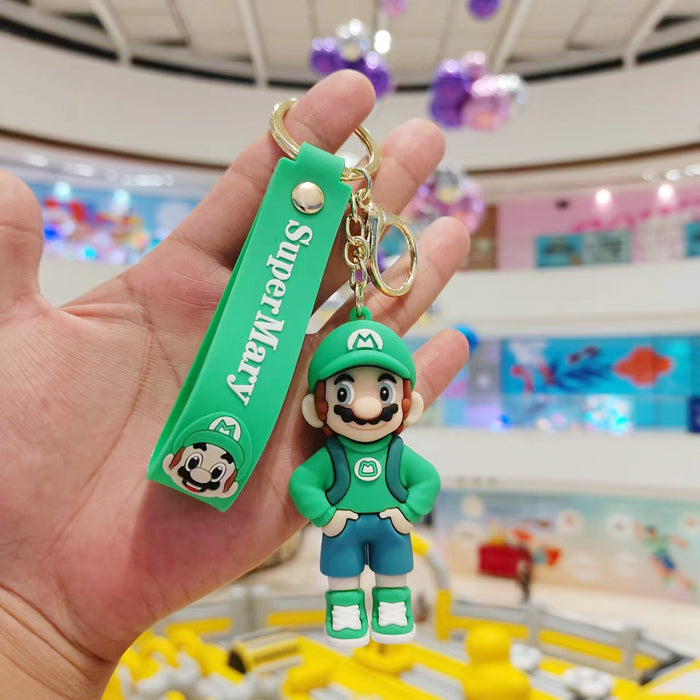 Wholesale Creative Super Mario Doll Keychain JDC-KC-HuJian008