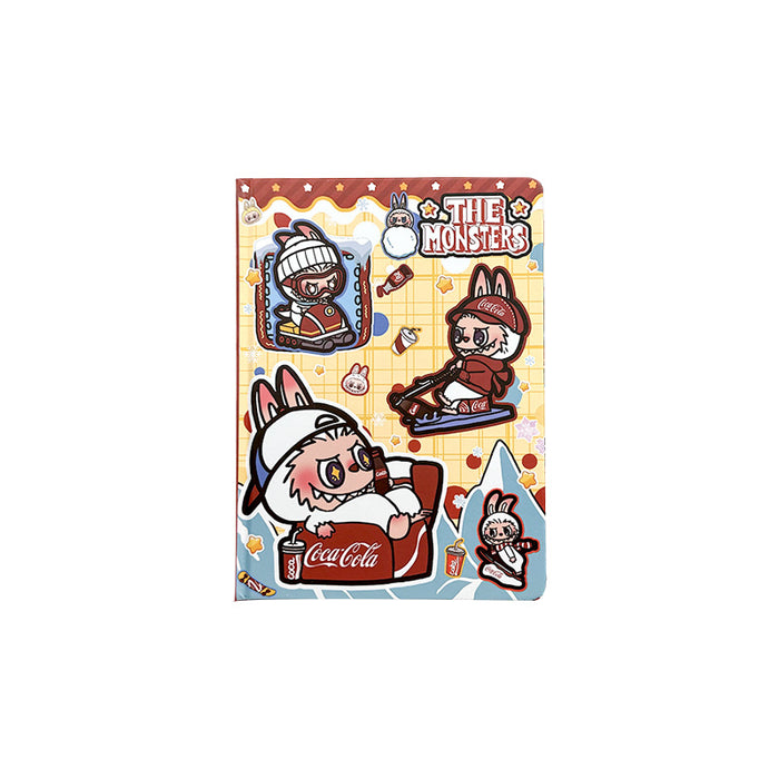 Wholesale 5pcs Cola Color Page Hard Shell Notebook Cartoon Notepad Hand Ledger Student Diary