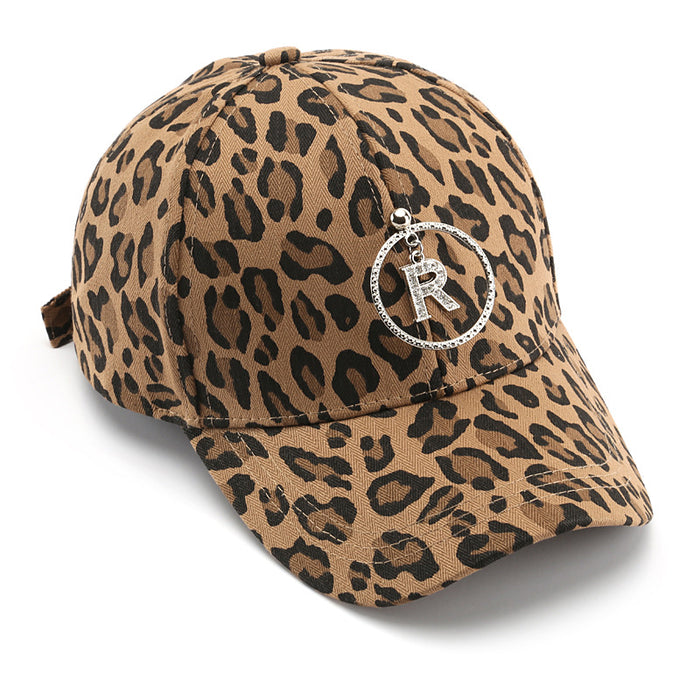 Wholesale Western Style Fashion Leopard Print Curved Brim Baseball Cap JDC-FH-TuLa004