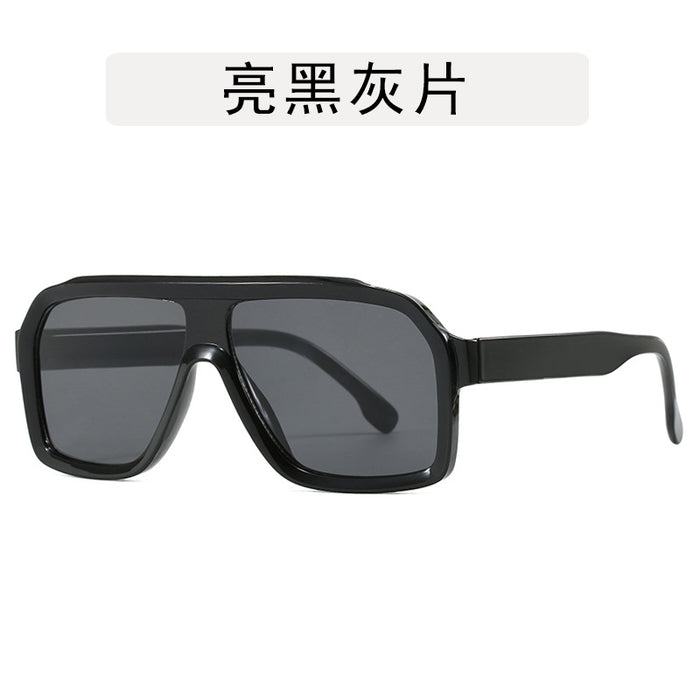 Wholesale Large frame toad glasses, fashionable pilot sunglasses, personalized sunshade sunglasses