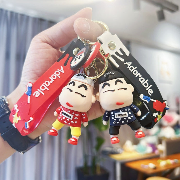 Wholesale PVC Cartoon Doll Keychain JDC-KC-WuYi077