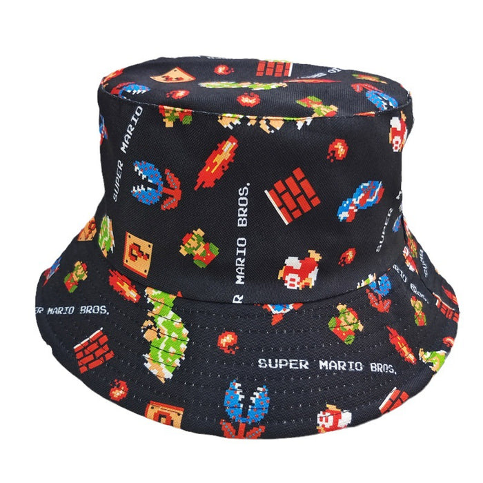 Wholesale Cartoon Print Cotton Bucket Hat JDC-FH-BoD017