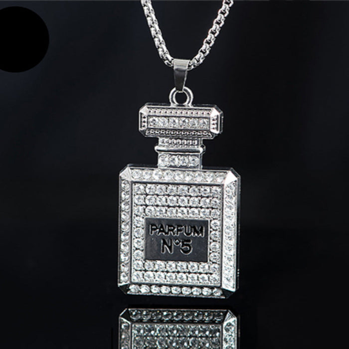 Wholesale Necklaces Zinc Alloy Size 5 Perfume Bottle (F) JDC-NE-Zis001