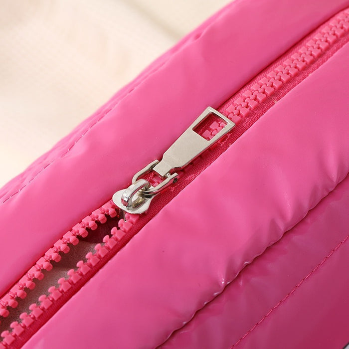 Wholesale Quilted Waterproof Polyester Cosmetic Bag Large Capacity Lightweight Handbag Style Women S Travel Toiletry Organizer