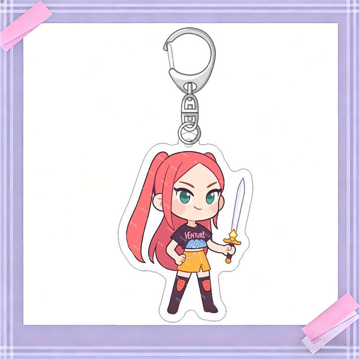 Wholesale 10pcs/set K-POP anime merchandise acrylic keychains and pendants
