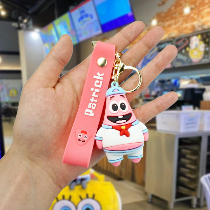 Wholesale  Keychain Cute Cartoon Couple Pendant Girl School Bag