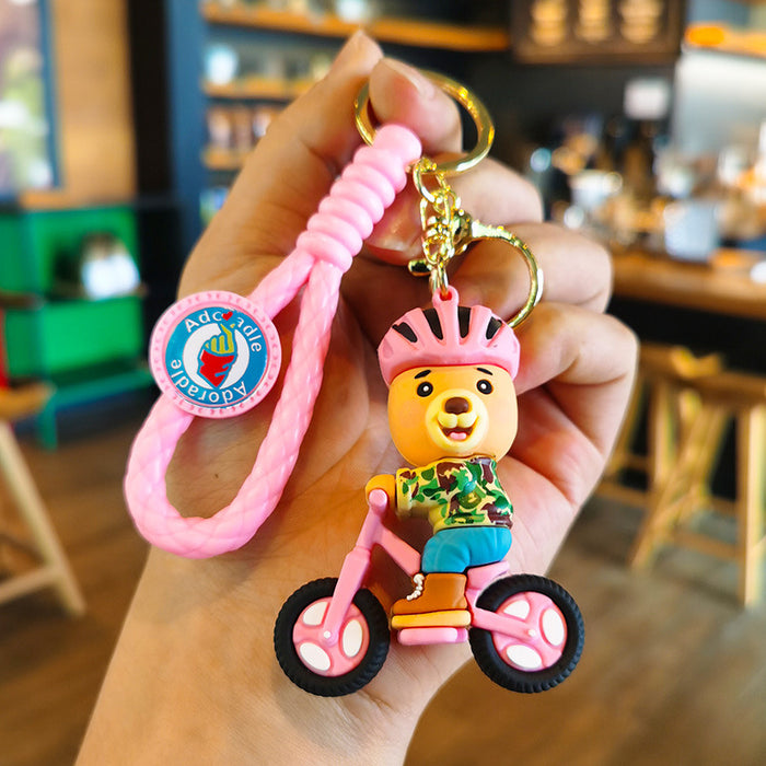 Wholesale Cartoon Doll 3D Rubber Keychain JDC-KC-Tingm078