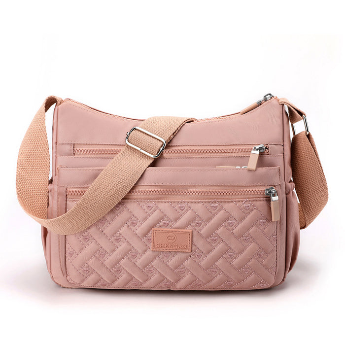 Wholesale simple women' s shoulder bag lightweight casual nylon women' s bag fashion shopping all-match shoulder messenger bag