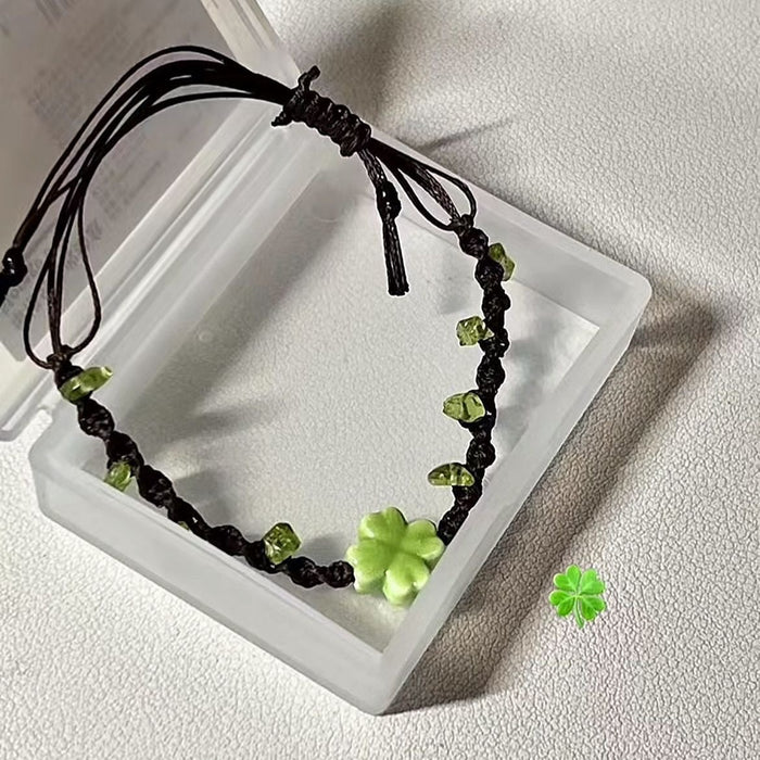Wholesale Clover Bracelet Woven Bracelet  Lover Best Friend Bracelet Accessories
