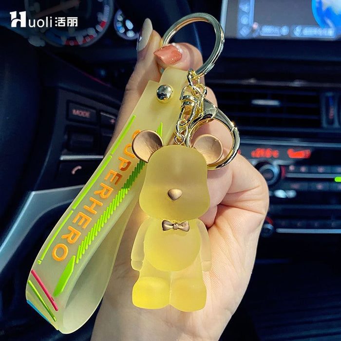 Wholesale   Bear Car Key Pendant Bear Keychain Women's Cute  Key Chain Pendant