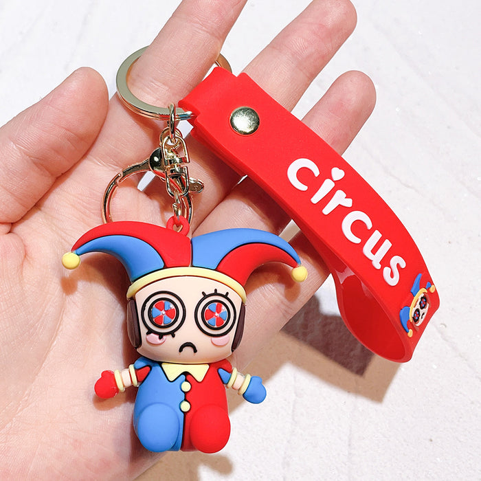 Wholesale Silicone Cartoon Doll Keychain JDC-KC-QiChao066