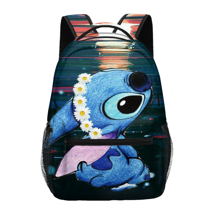 Wholesale Stitch Backpack Digital Full Print Student Schoolbag Cartoon Anime Backpack in Stock JDC-BP-Shangl004