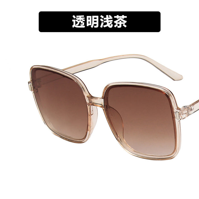 Wholesale New Gradient Sunglasses Large Frame Square Rice Nail Street Photography UV Sunshade Glasses Versatile