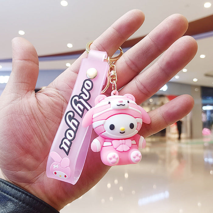 Wholesale Animal Hat Doll Keychain JDC-KC-KuangK008