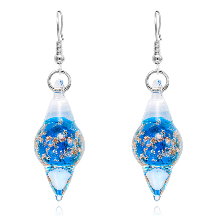 Wholesale Water droplet pendant, glass earrings, jewelry pendant, earring pendant