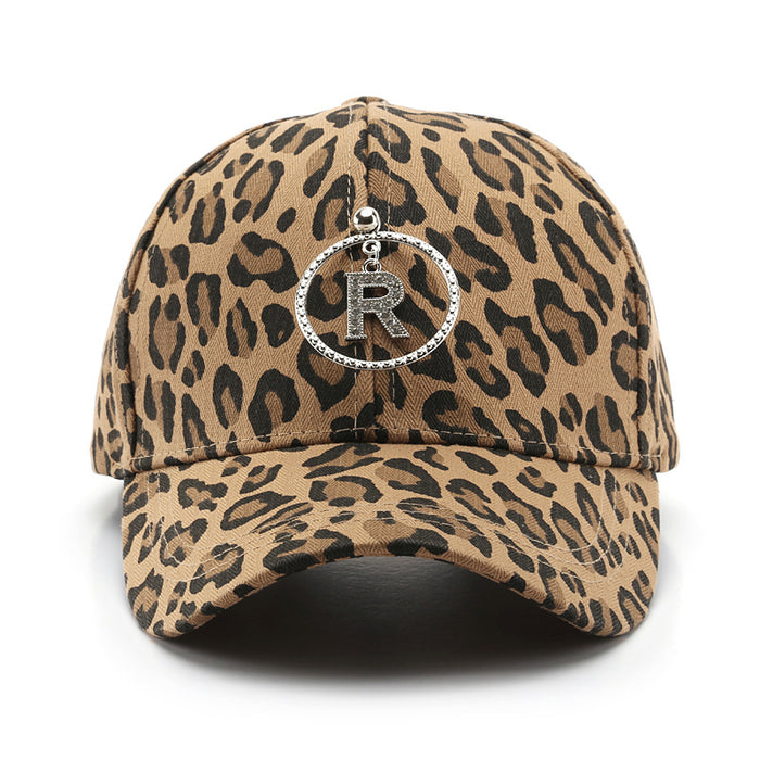 Wholesale Western Style Fashion Leopard Print Curved Brim Baseball Cap JDC-FH-TuLa004