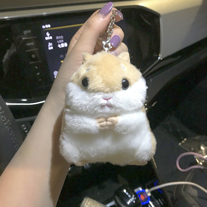 Wholesale Cute Plush Hamster Doll Keychain JDC-KC-KuM015