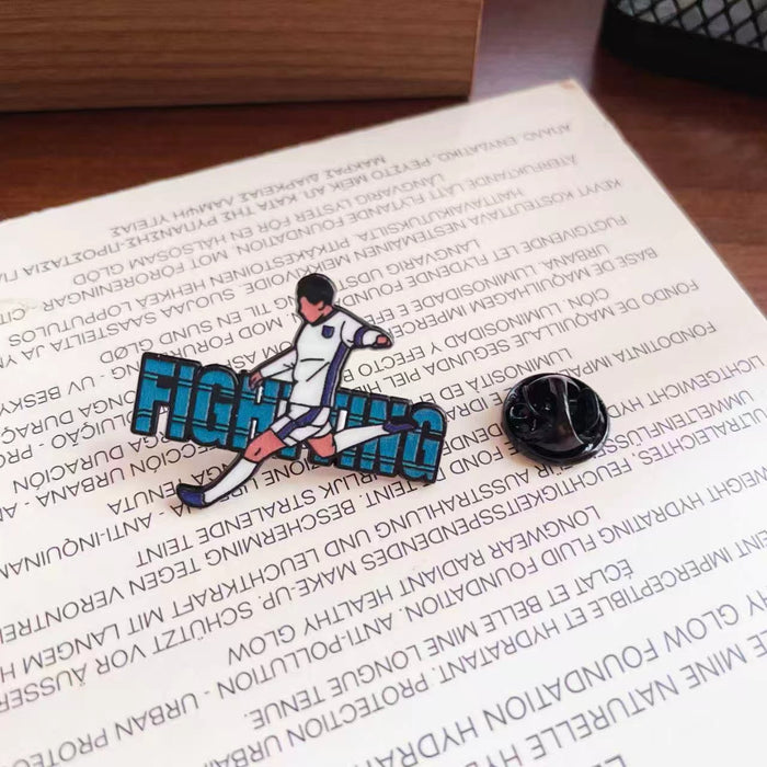 Wholesale Football Metal Badge Brooch