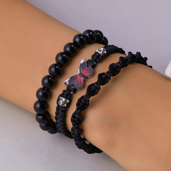 Wholesale  butterfly combination necklace fashion beads