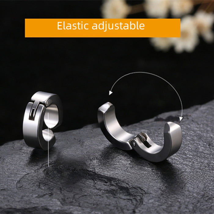 Wholesale Ear clip without ear hole Ear bone clip Titanium steel smooth surface