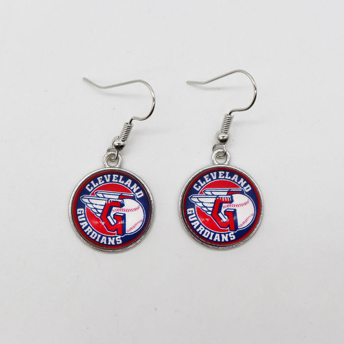 Wholesale Baseball Team Football Team Earrings Pendant Moonlight Gemstone Pendant Sports Earrings
