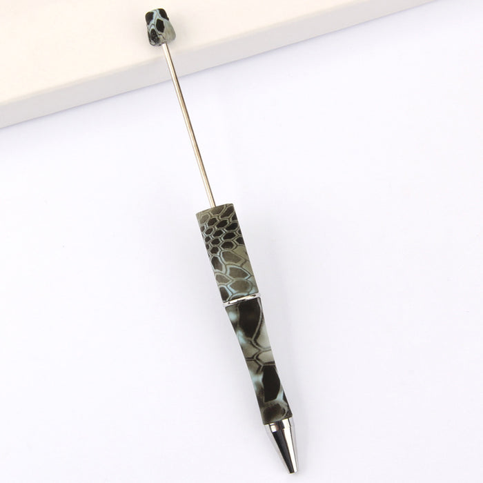 Wholesale DIY Beadable Pens  Cow Leopard Print  DIY for Beaded Plastic Pen JDC-PN-JinBN001