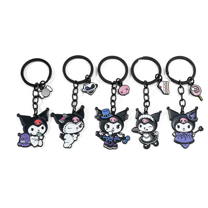 Wholesale Kuromi Keychain Cartoon Bag Pendant Sanrio Keychain Doll Pendant JDC-KC-BS003