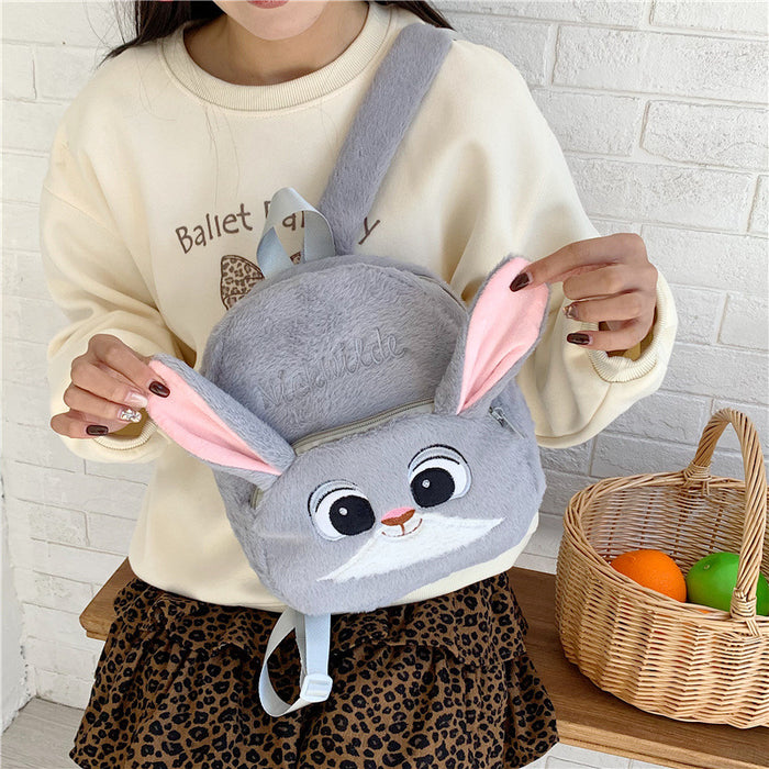 Wholesale Cute plush cartoon backpack or shoulder bags for children