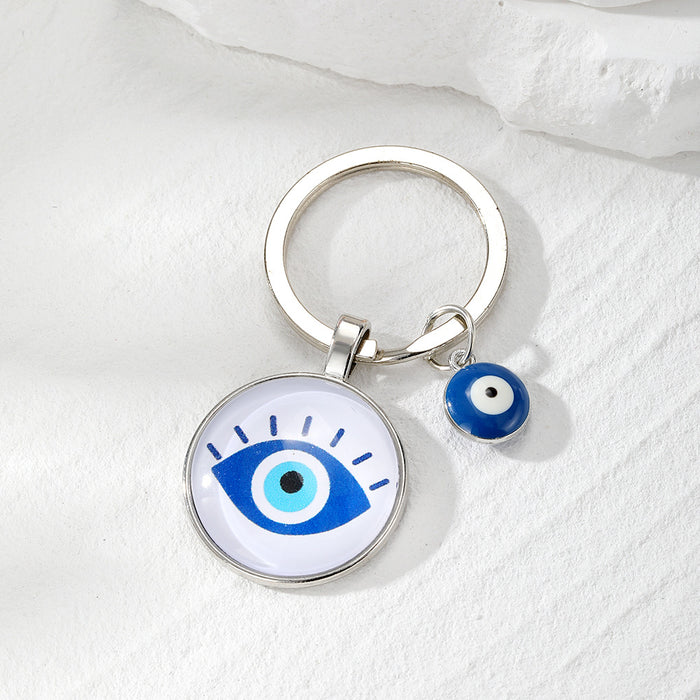 Wholesale Time Gem Demon Eye Alloy Keychain JDC-KC-HengX030