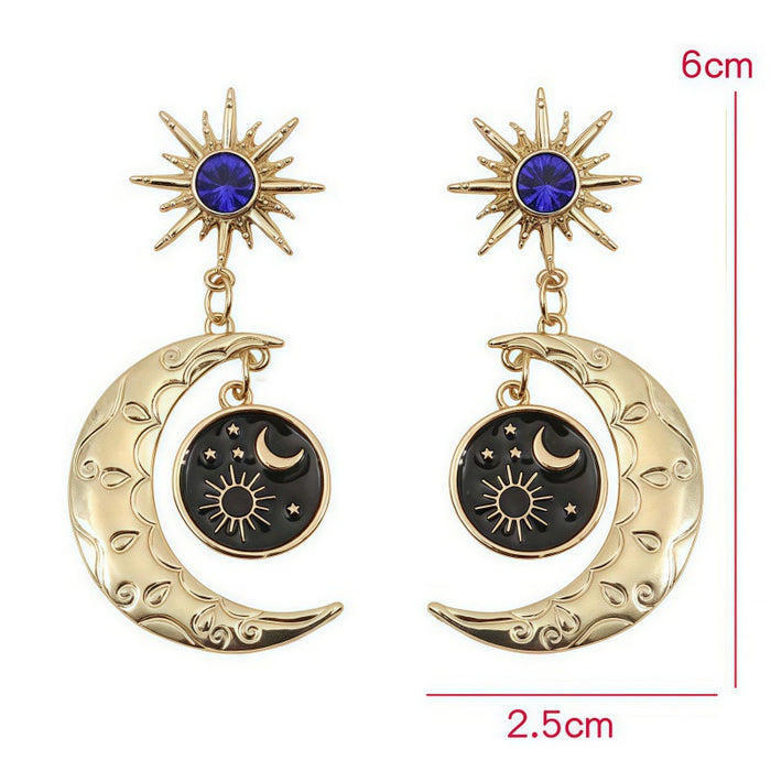 Wholesale Fashion Trend Earrings Alloy Distinctive Diamond Earrings