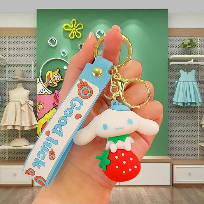 Wholesale Cartoon Silicone Doll Keychain JDC-KC-MingT121