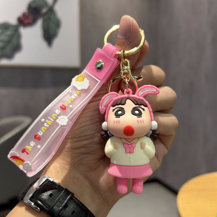 Wholesale PVC Cartoon Doll Keychain JDC-KC-WuYi166