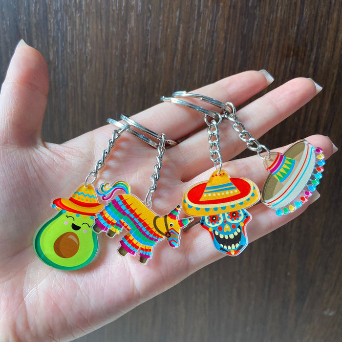 Wholesale Bold &  Colorful Statement Keychain for Parties