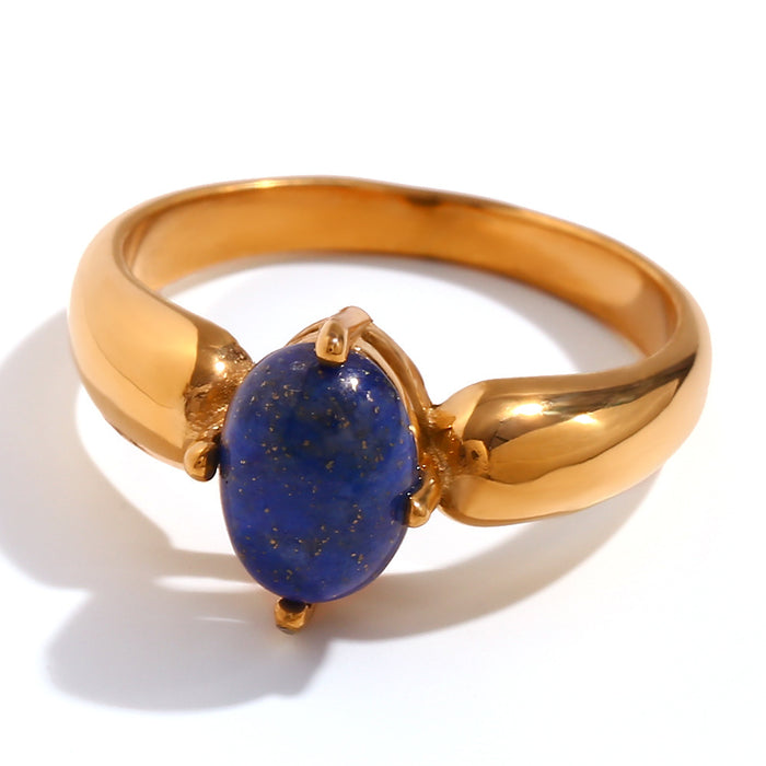 Wholesale Personalized Oil-Drip Ring Stainless Steel Plated with Gold Peach Heart Flower