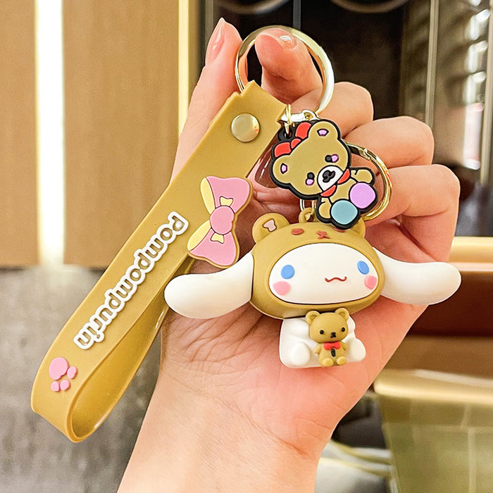 Wholesale Cartoon Doll Silicone Keychain JDC-KC-Benxin031