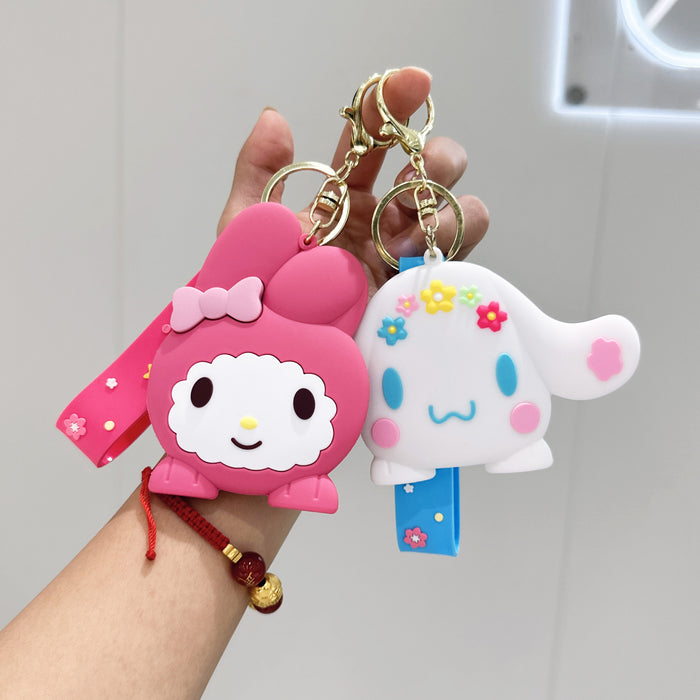 Wholesale Silicone Creative Cartoon Coin Purse Keychain JDC-KC-YuKun001