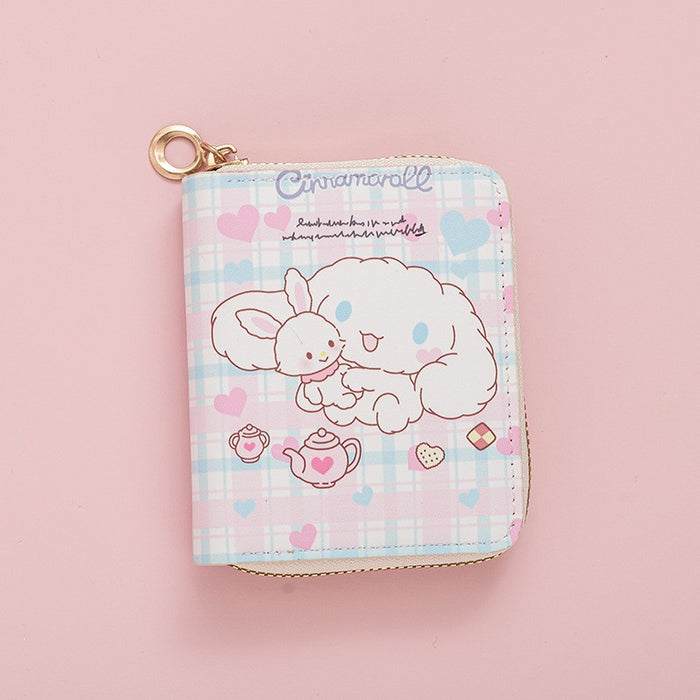 Wholesale Cute Printed Coin Purse Cartoon Animation Short Zipper Money Bag