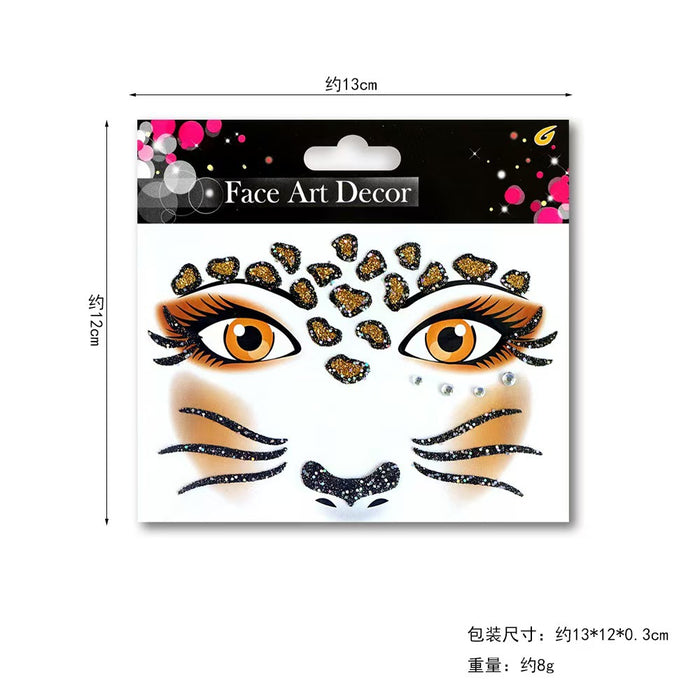 Wholesale Leopard Print Cat Ears Headband Set  Masquerade Cute Animal Ear Party Fashion Accessory Boutique Resale