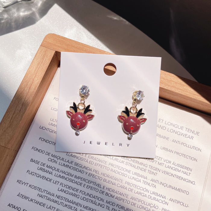 Wholesale Christmas Cute Cartoon Earrings
