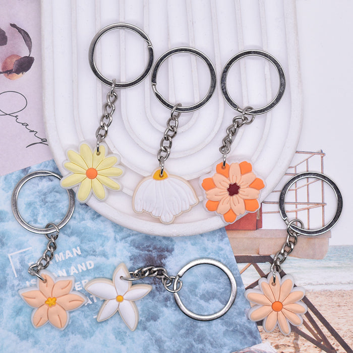 Wholesale  10 PCS key ring PVC soft glue pendant schoolbag pendant cartoon  jewelry  key chain