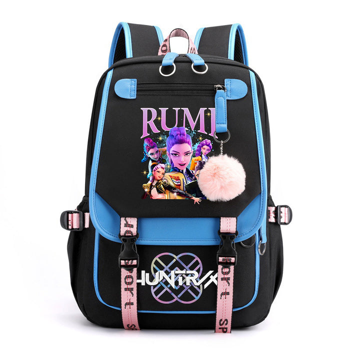 Wholesale  Fashionable Color-Block Unisex Backpack , Lightweight and Large Capacity