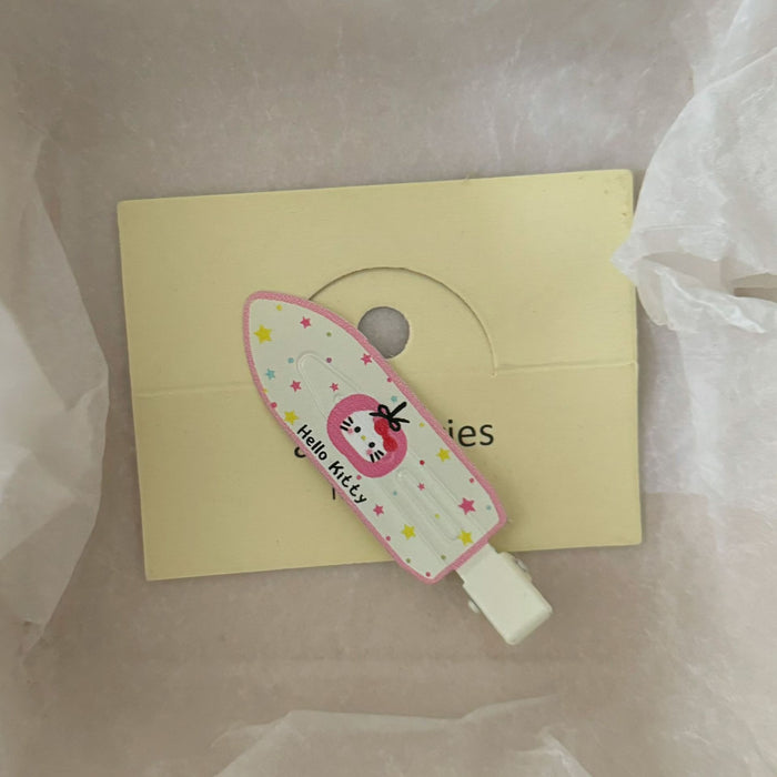 Wholesale Red plaid cat shovel hairpin sweet girl style side hairpin hair accessories