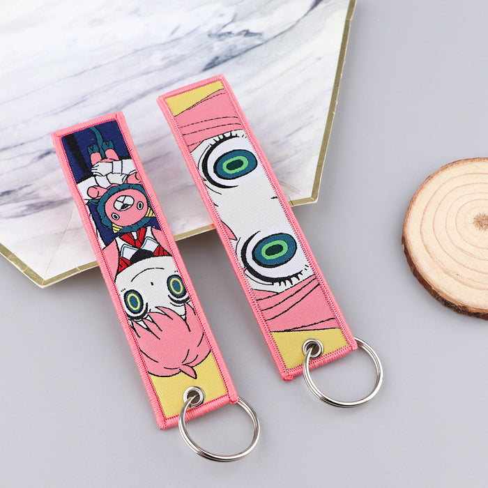Wholesale Anime Keychain  Lanyard Fabric Anime Peripherals